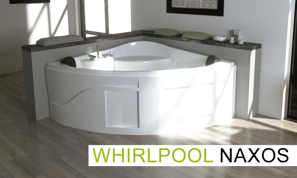 Whirlpool Badewanne NAXOS